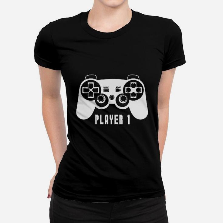 Player 1 Gamer Women T-shirt