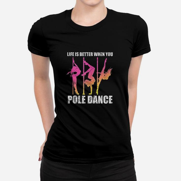 Pole Dance Dancing Fitness Workout Women T-shirt