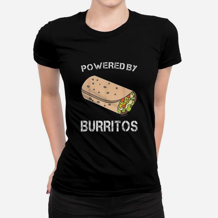 Powered By Burritos Women T-shirt