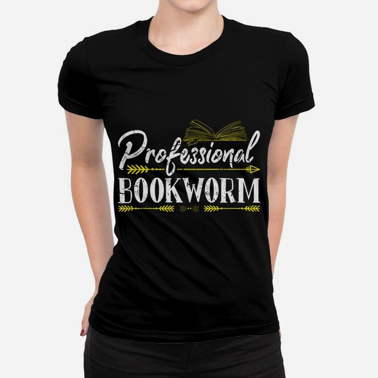 Professional Bookworm Funny Birthday Christmas Gifts Readers Sweatshirt Women T-shirt