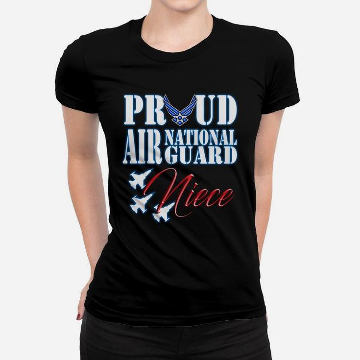 Proud Air National Guard Niece Freedom Day Gift Women T-shirt