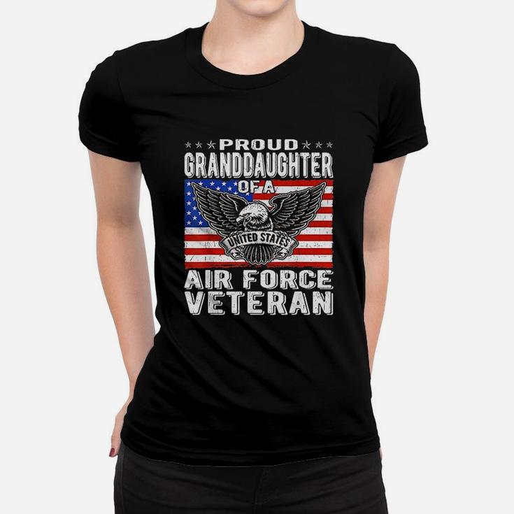 Proud Granddaughter Of A Us Air Force Veteran Women T-shirt