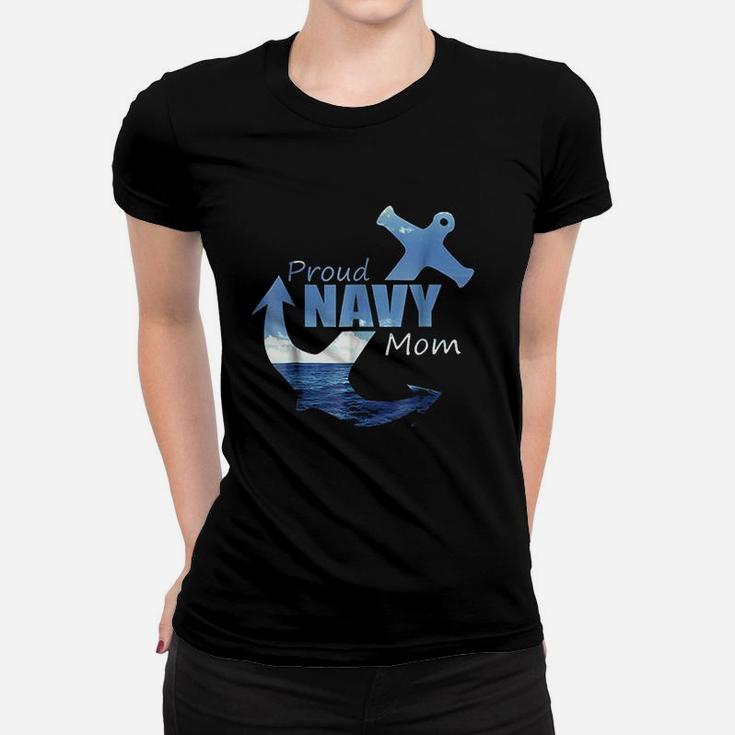 Proud Navy Mom  Best Mother Gift For Coming Home Women T-shirt