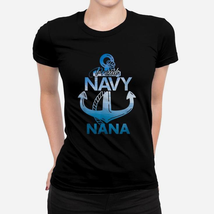 Proud Navy Nana Gift Lover Shirts Veterans Day Women T-shirt