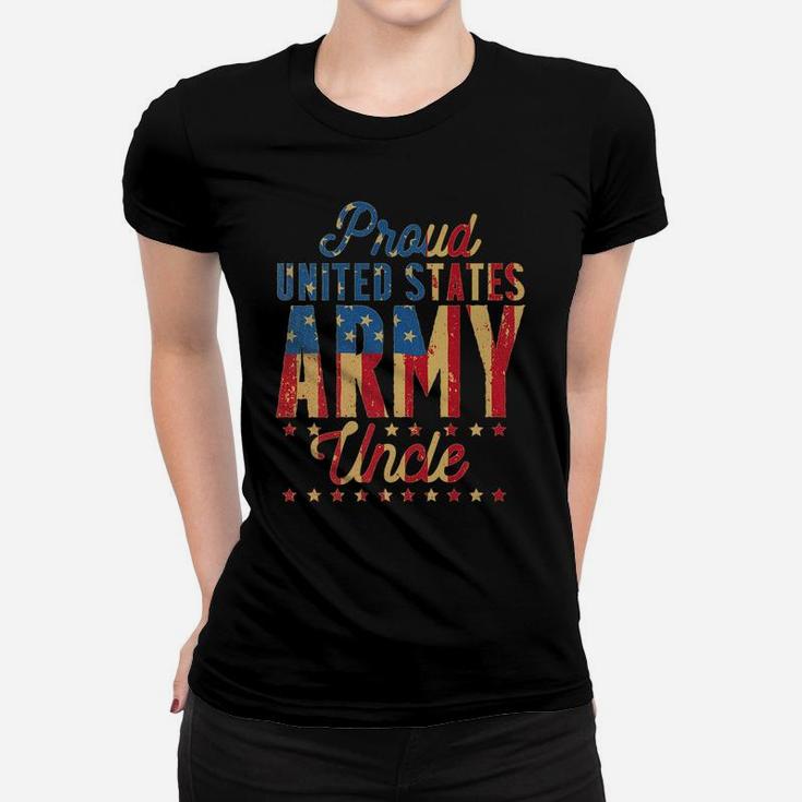 Proud United States Army Uncle Shirt - Army Uncle Apparel Co Women T-shirt