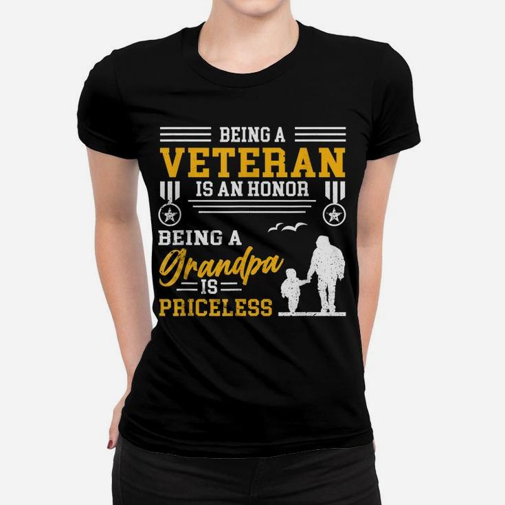 Proud Vietnam Veteran Flag & Military Veterans Day | Veteran Women T-shirt