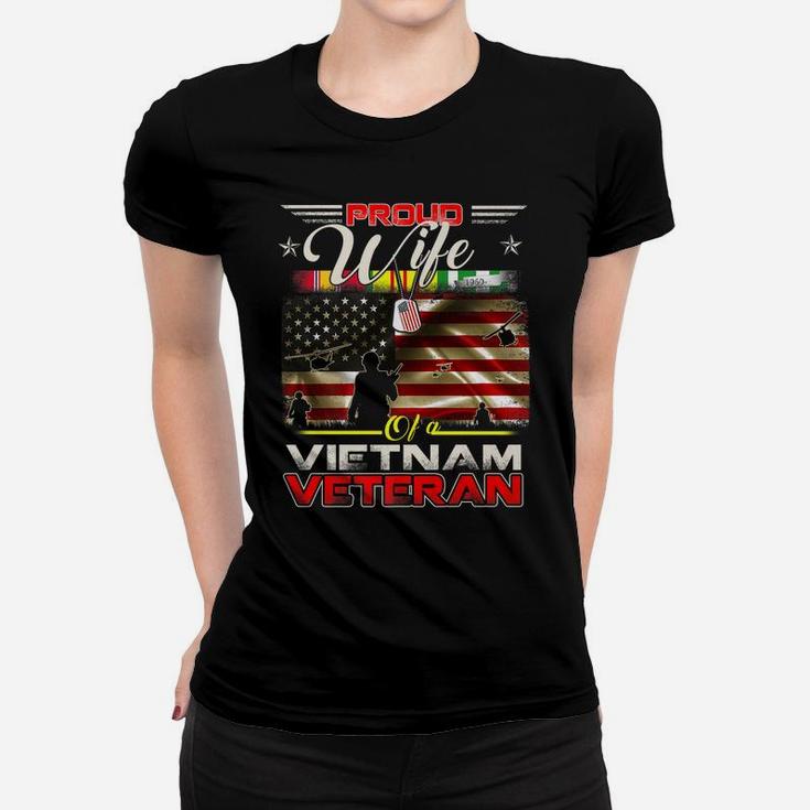 Proud Wife Of Vietnam Veteran Tshirt Gift For Women Women T-shirt