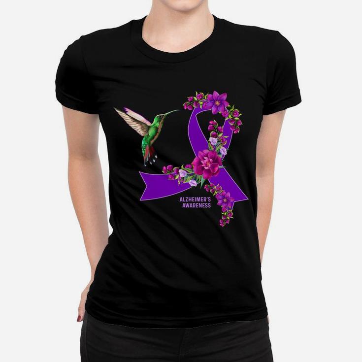 Purple Alzheimer's Awareness Sweatshirt Women T-shirt