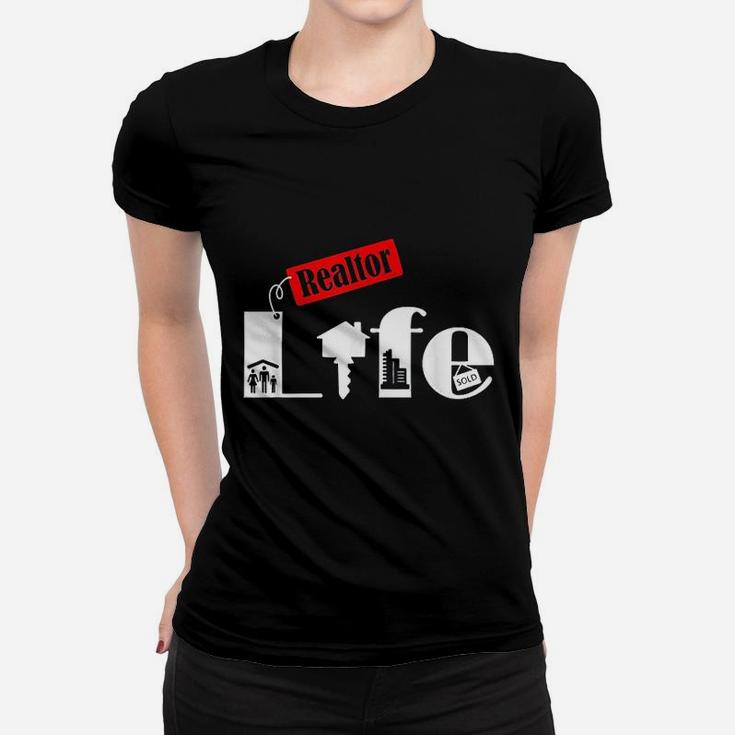 Realtor Life Gift Real Estate Agent Job Title Gifts Women T-shirt