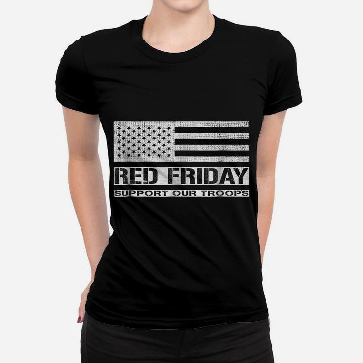 Red Friday Military Veteran Shirt, Support Our Troops Shirts Women T-shirt