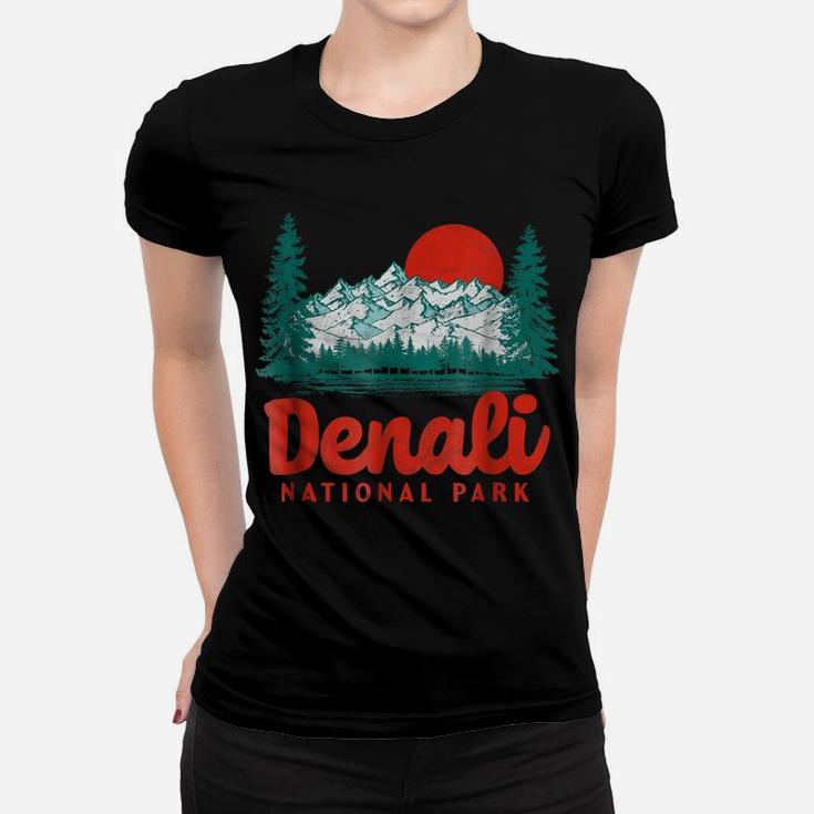 Retro Denali National Park Vintage 80S Women T-shirt