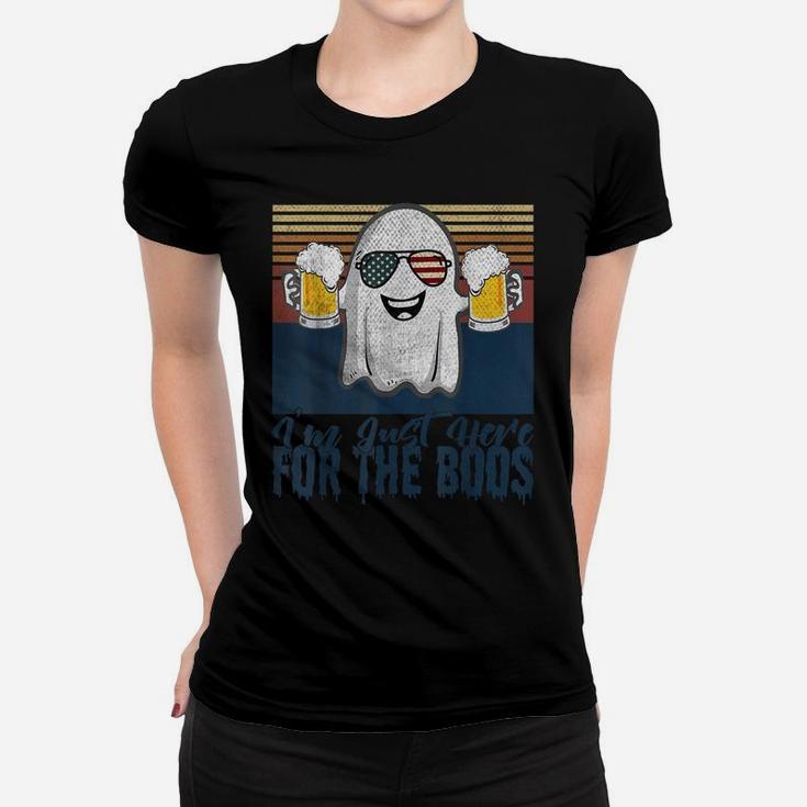 Retro Vintage Men Womens I'm Just Here For The Boos Women T-shirt