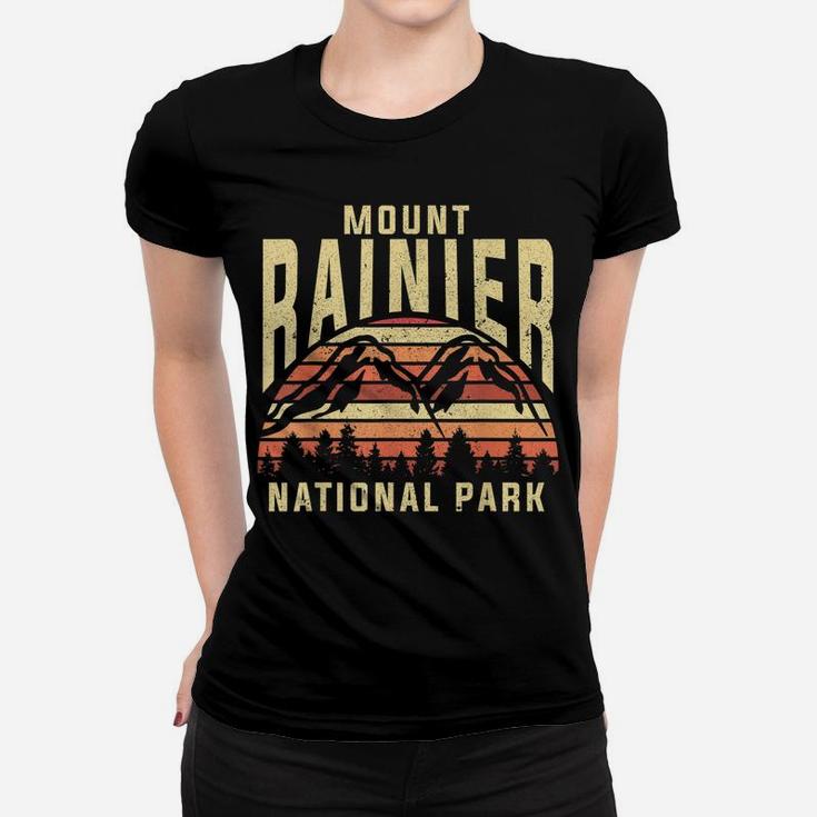 Retro Vintage National Park - Mount Rainier National Park Women T-shirt