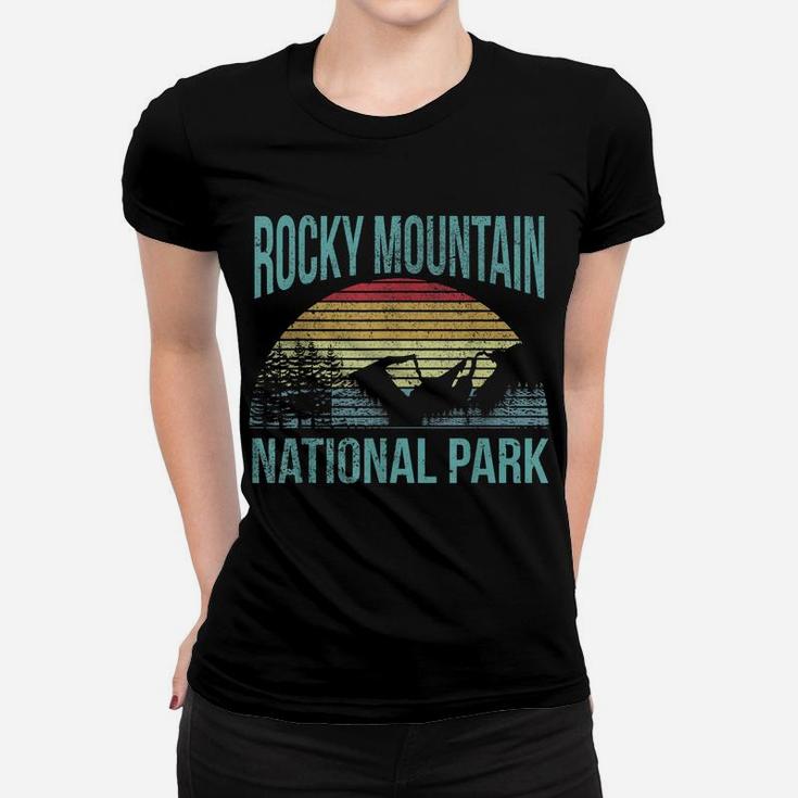 Retro Vintage National Park - Rocky Mountain National Park Women T-shirt