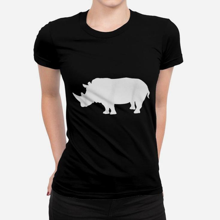 Rhino  White Women T-shirt