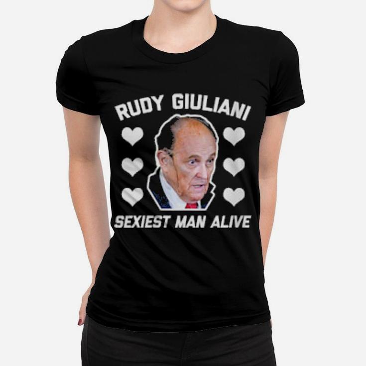 Rudy Giuliani Man Alive Political Women T-shirt