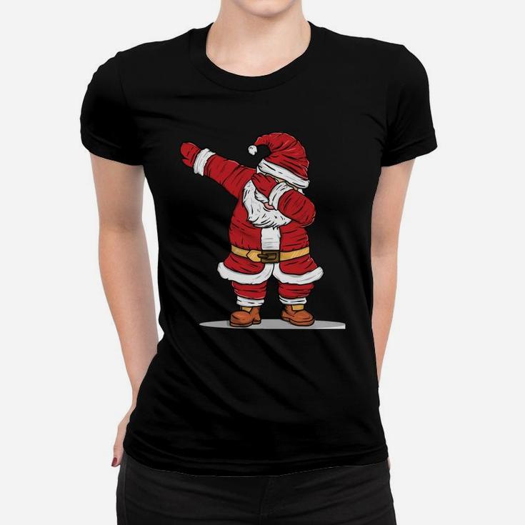 Santa Claus Dab Dabbing Christmas Xmas Gift Sweatshirt Women T-shirt