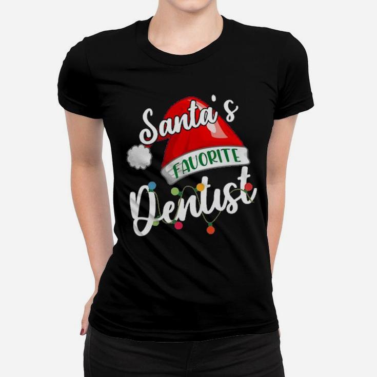 Santa's Favorite Dentist Women T-shirt