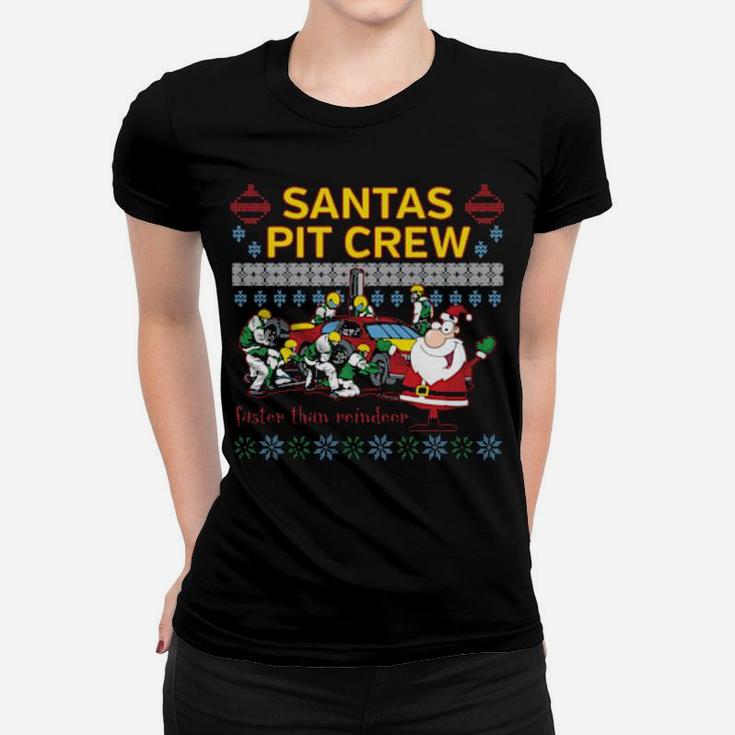 Santas Pit Crew Women T-shirt