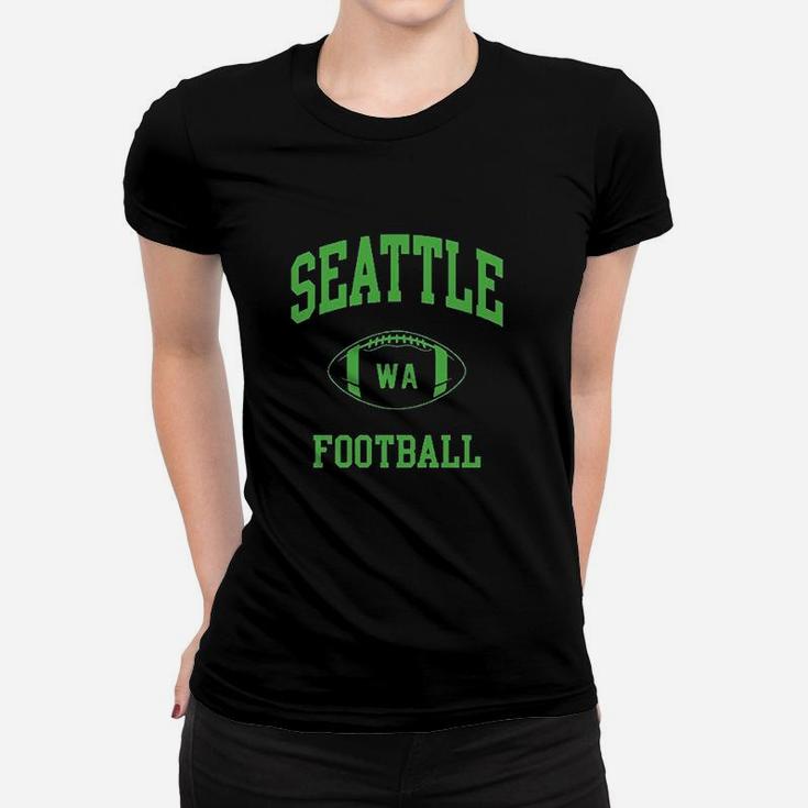 Seattle Classic Football Arch Basic Women T-shirt