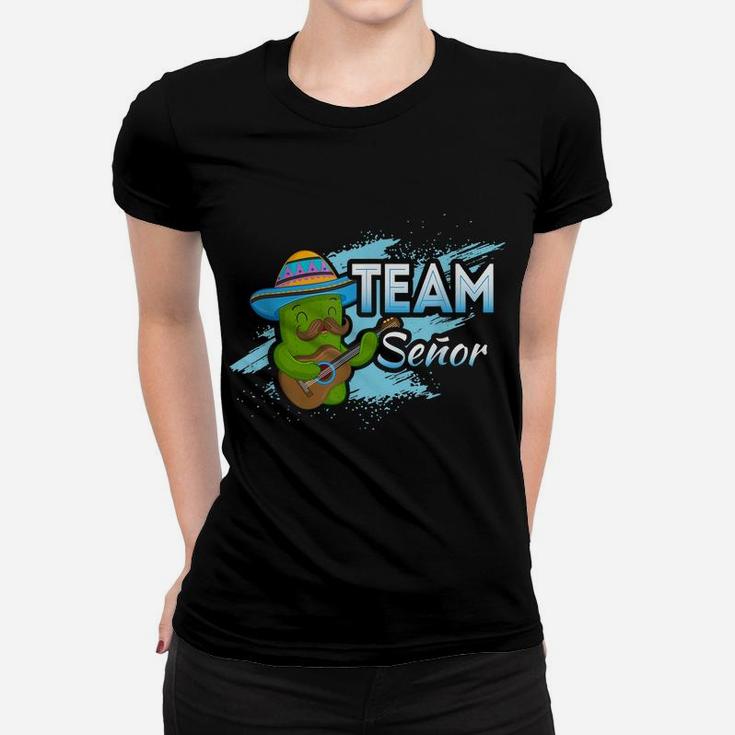 Senor Or Senorita Gender Reveal Fiesta Team Senor Baby Gift Women T-shirt