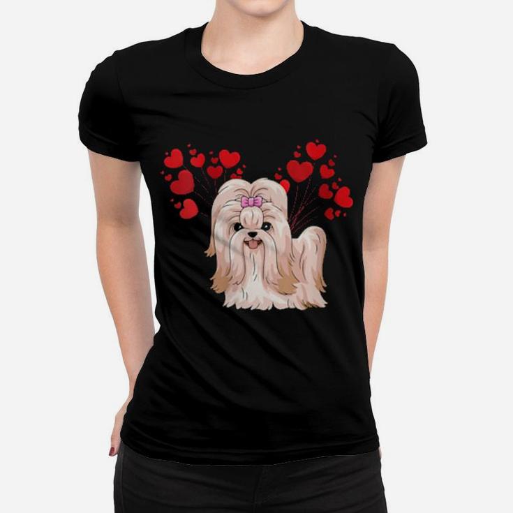 Shih Tzu Valentines Day Women T-shirt