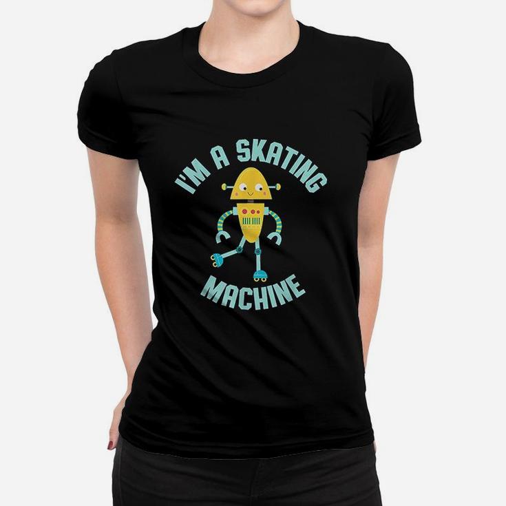 Skating Robot Women T-shirt