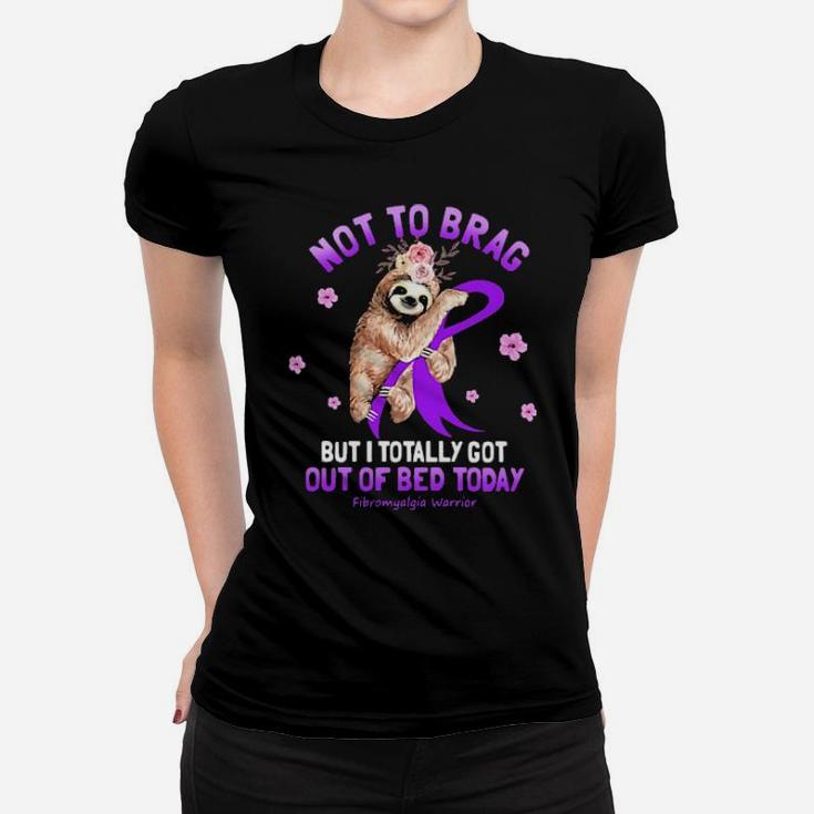 Sloth Not For Brag Women T-shirt