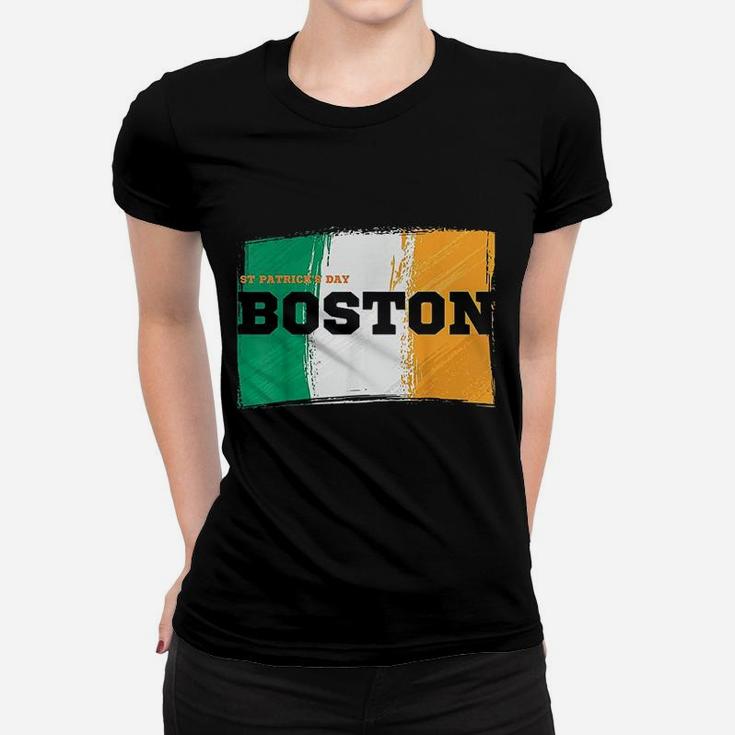 St Patricks Day Boston Massachusetts Irish Women T-shirt
