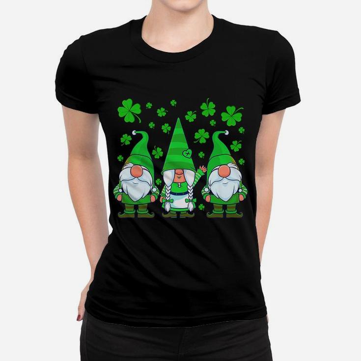St Patricks Day Gnome Shamrock Gnomes Clover Women Kids Women T-shirt