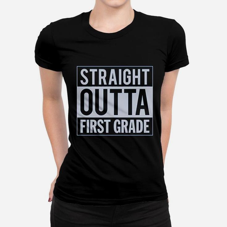 Straight Outta 1St Grade First Grade Graduation Youth Kids Women T-shirt