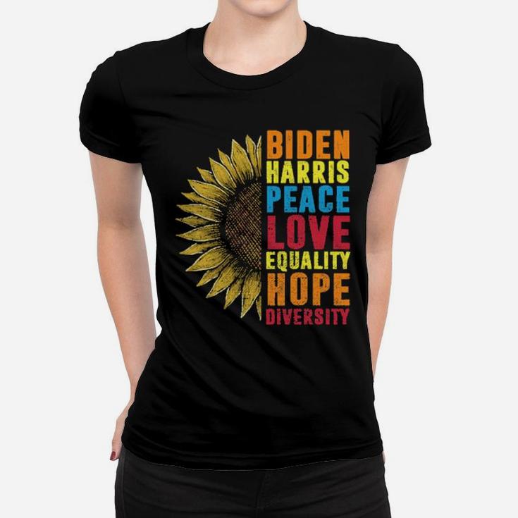 Sunflowers President Women T-shirt