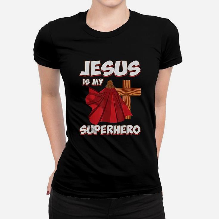 Super Jesus Superhero Women T-shirt