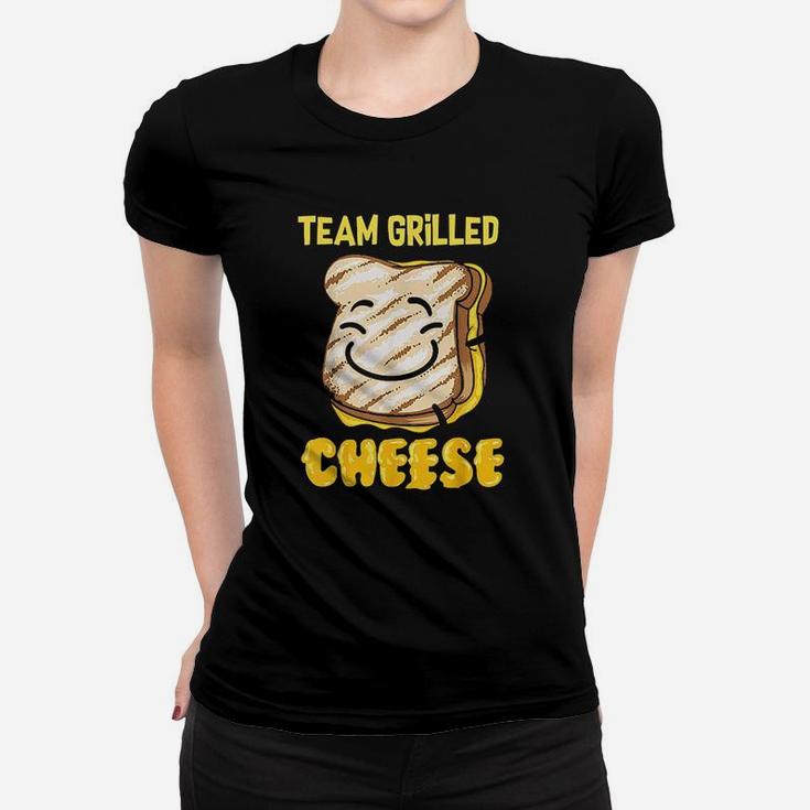 Team Grilled Cheese Cute Love Grilled Cheddar Gift Women T-shirt