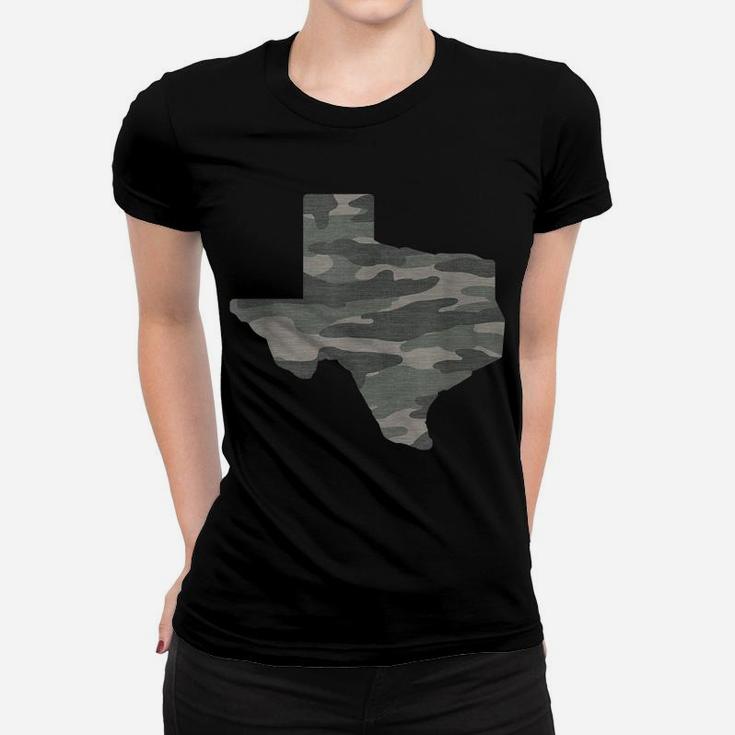 Texas Pride Camo Tee, State Of Texas, Hunting Fashion Women T-shirt