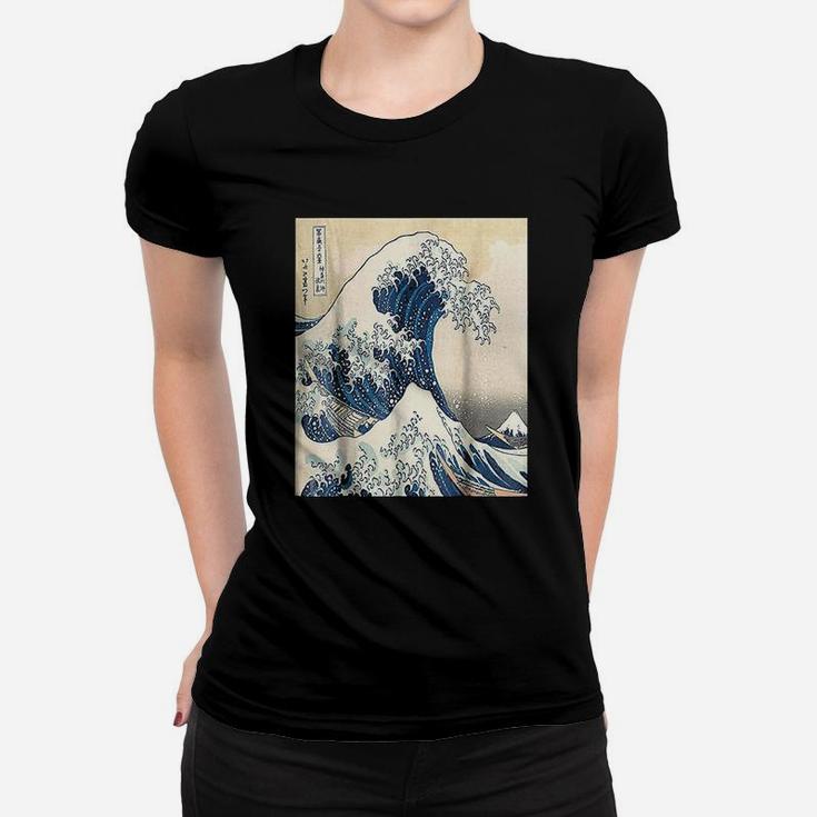 The Great Wave Off Big Cool Wave Surfer Women T-shirt