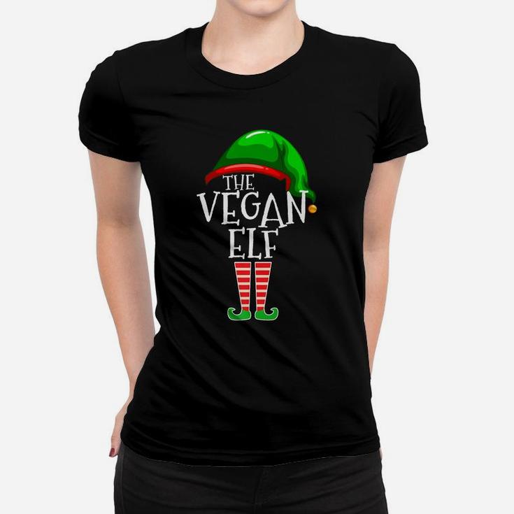 The Vegan Elf Group Matching Family Christmas Gifts Holiday Women T-shirt