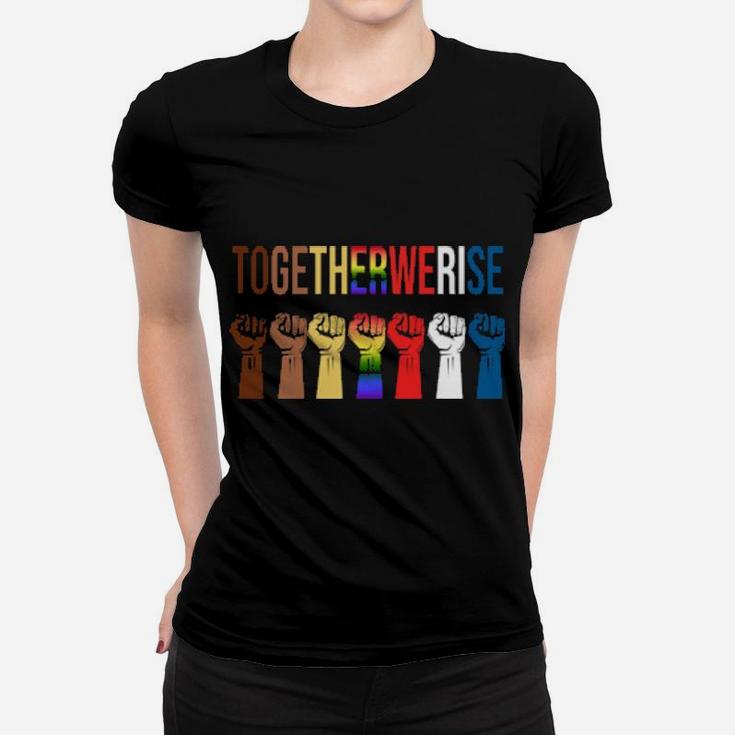 Togetherwerire Black Lives Matter Symbol Lgbt Women T-shirt