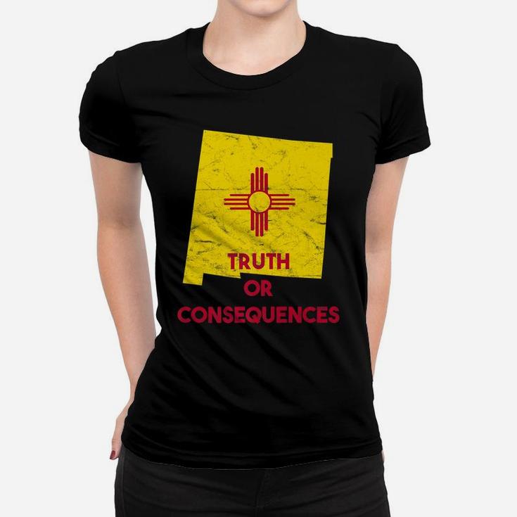 Truth Or Consequences New Mexico Nm Retro Vintage Women T-shirt