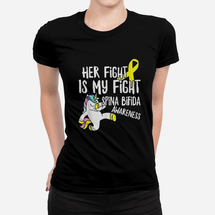 Unicorn Her Fight Is My Fight Women T-shirt