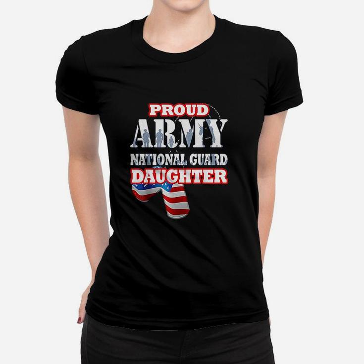 Usa Proud Army National Guard Daughter Women T-shirt