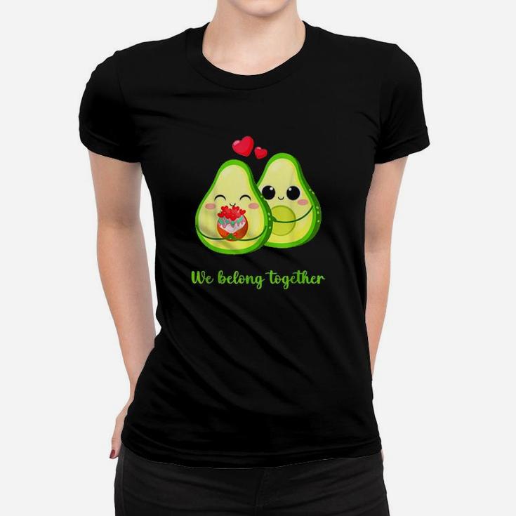 Valentine Day Cute In Love Avocados Women T-shirt