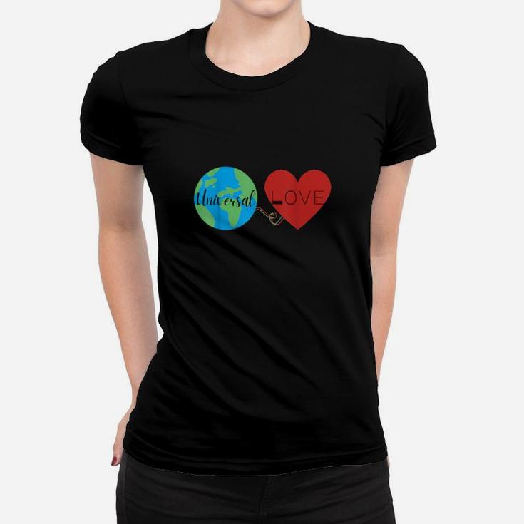 Valentine's Day Love Is Universal Diverse February Women T-shirt
