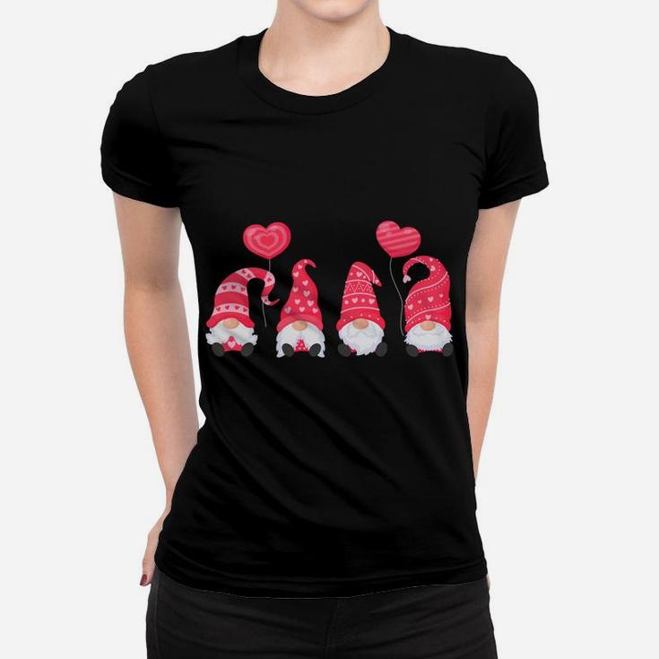 Valentine's Day Shirt Gnome Love Funny Gifts Women T-shirt