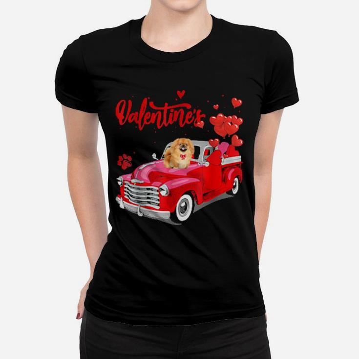 Valentines Poodles Women T-shirt