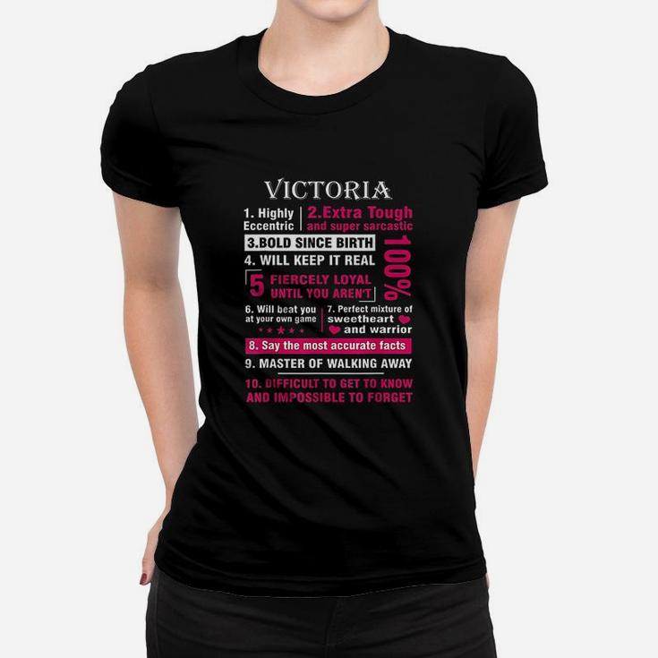 Victoria Highly Eccentric 10 Facts Women T-shirt