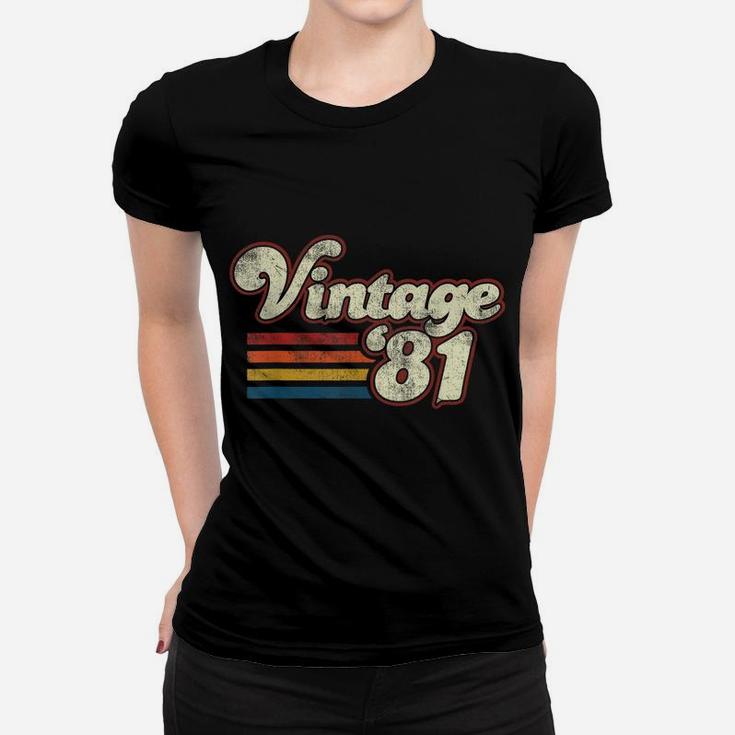 Vintage 1981 39Th Birthday Women T-shirt