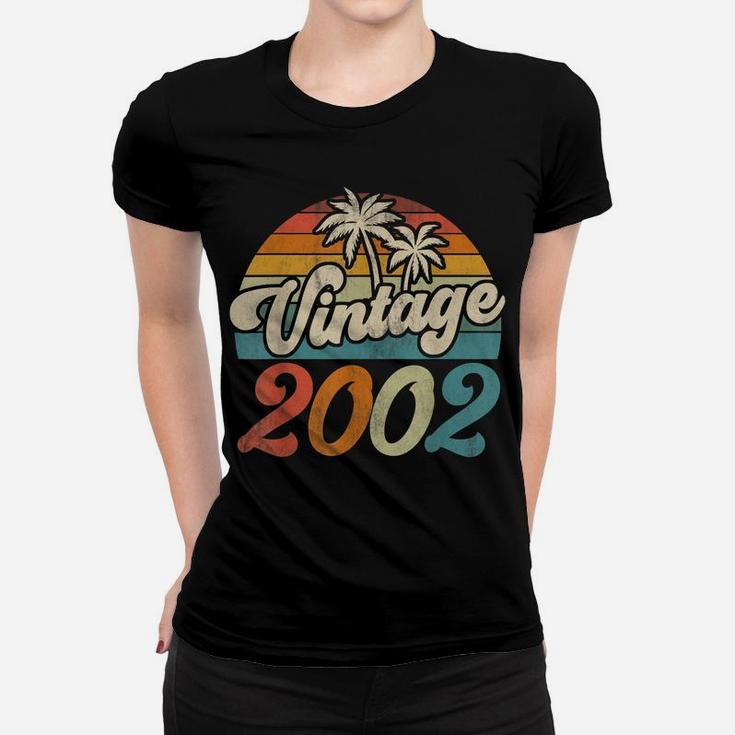 Vintage 2002 19Th Birthday Shirt Made In 2002 19 Years Old Women T-shirt