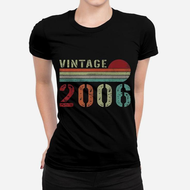 Vintage 2006 Funny 16 Years Old Boys And Girls 16Th Birthday Women T-shirt