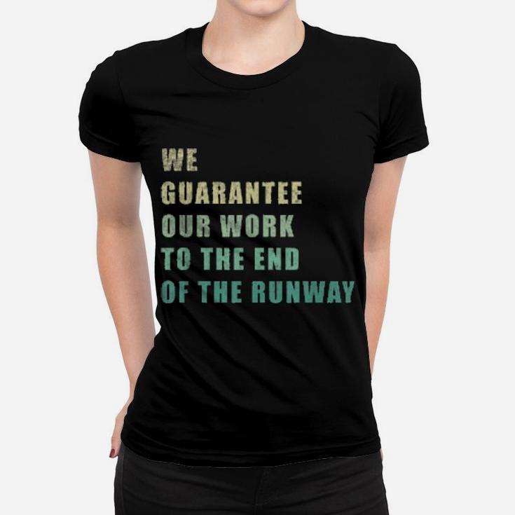 Vintage Aircraft Engineer Mechanic Distressed Funny Women T-shirt